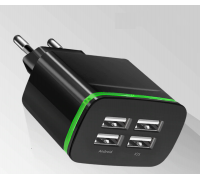 Зарядное устройство с 4 портами USB 
